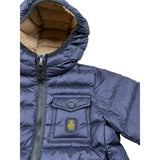 Refrigiwear Giubbino tinta unita con Cappuccio Blu per Neonato RWN824 BLU REFRIGIWEAR 