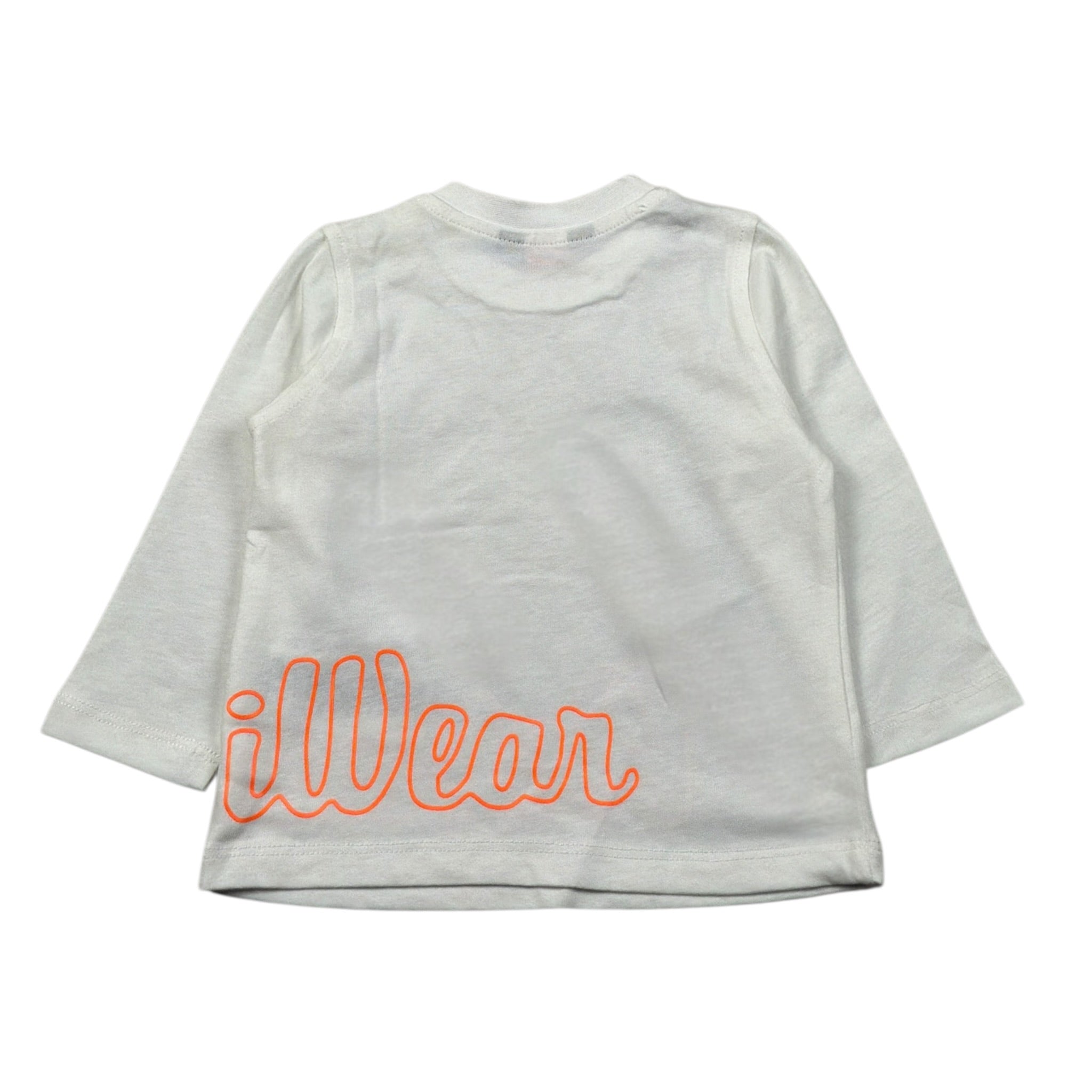 Refrigiwear Shirt Girocollo tinta unita con Logo Bianco per Neonato RWN845 BIANCO REFRIGIWEAR 