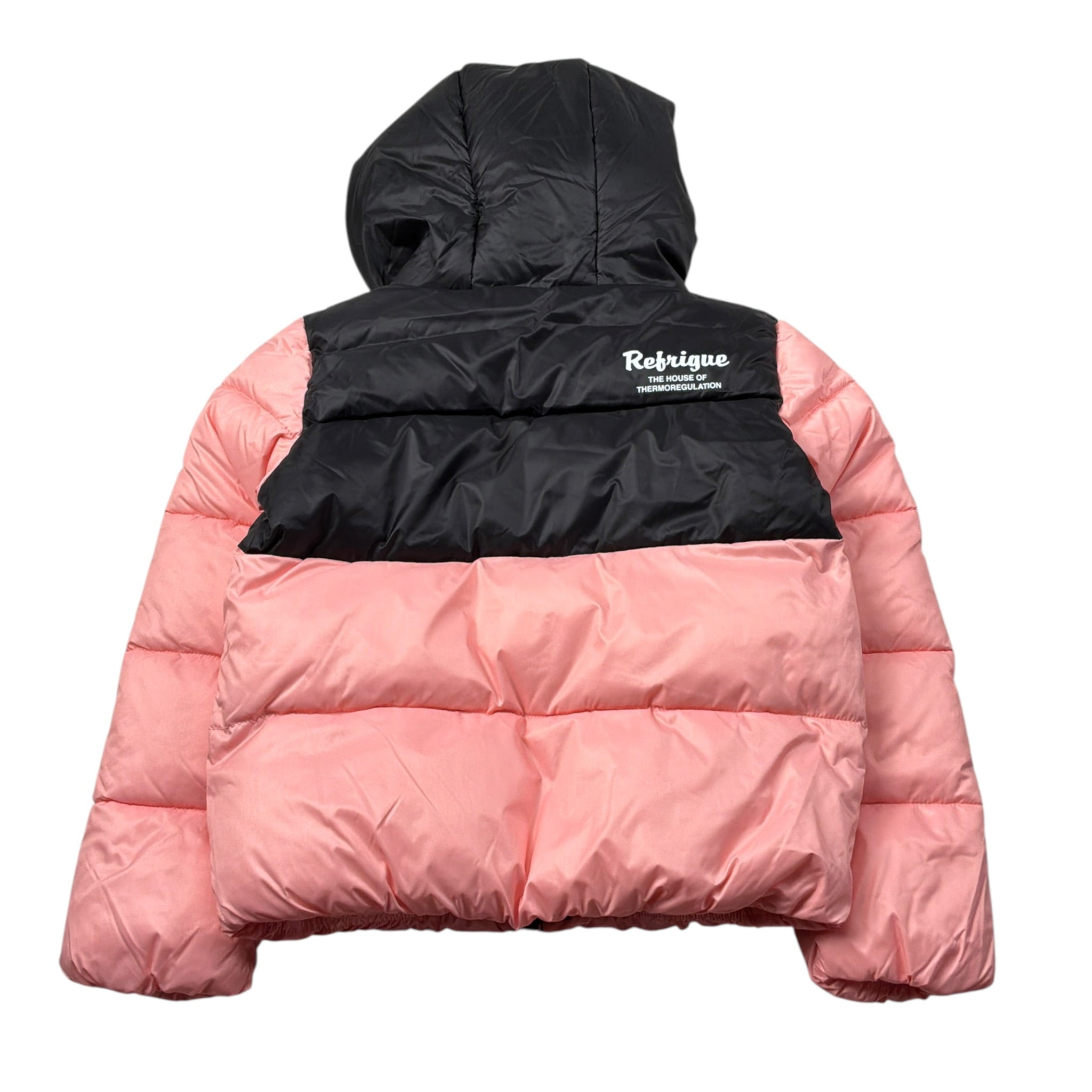 Refrigue Giubbino tinta unita con Zip Nero/Rosa per Neonata 2831O000031XX NERO/ROSA REFRIGUE 