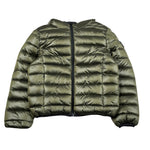 Refrigue Giubbino tinta unita con Cappuccio E Zip Reversibile Nero/Verde per Bambino 2831O000032 NERO/VERDE REFRIGUE 