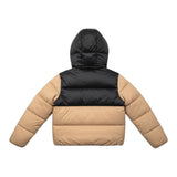 Refrigue Giubbino Bicolore con Zip E Cappuccio Beige/Nero per Bambino 2841O000038 BEIGE/NERO REFRIGUE 