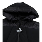 Refrigue Giubbino tinta unita con Zip E Cappuccio Nero per Bambino 2841O00046 NERO REFRIGUE 
