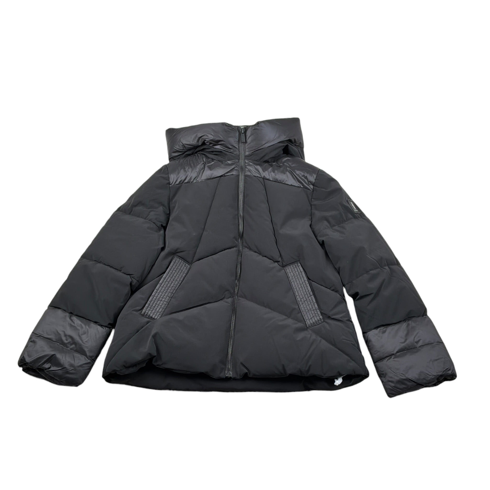 Refrigue Giubbino tinta unita con Zip E Cappuccio Nero per Bambino 2841O00046X NERO REFRIGUE 