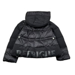 Refrigue Giubbino tinta unita con Zip E Cappuccio Nero per Bambino 2841O00046X NERO REFRIGUE 