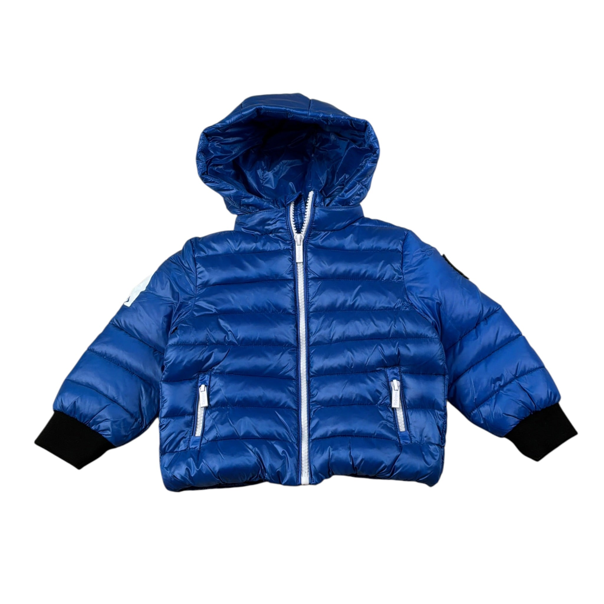 Refrigue Giubbino tinta unita con Cappuccio Blu per Neonato 2871O00003 BLU REFRIGUE 