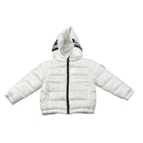 Refrigue Giubbino tinta unita con Zip Cappuccio Bianco per Neonato 2871O00011X BIANCO REFRIGUE 