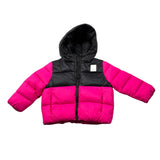 Refrigue Giubbino Bicolore con Zip E Cappuccio Fuxia per Neonata 2881O00015N FUXIA REFRIGUE 