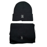 Refrigue Set Cappello-Sciarpa tinta unita Nero per Bambino 28UX1SET000037 NERO REFRIGUE 