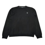 Refrigue Maglia tinta unita con Logo Nero per Bambino 28UX1W000035 NERO REFRIGUE 