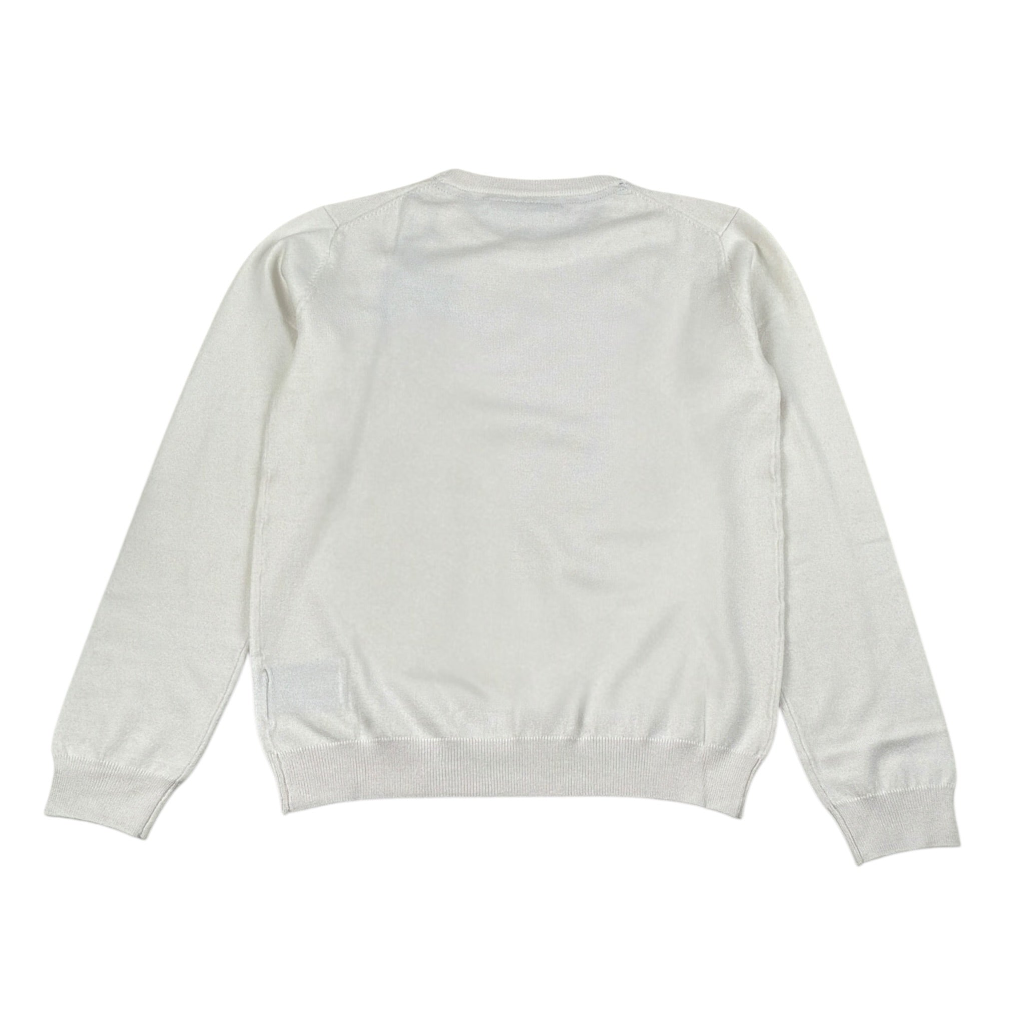Refrigue Maglia tinta unita con Logo Panna per Bambino 28UX1W000035 PANNA REFRIGUE 