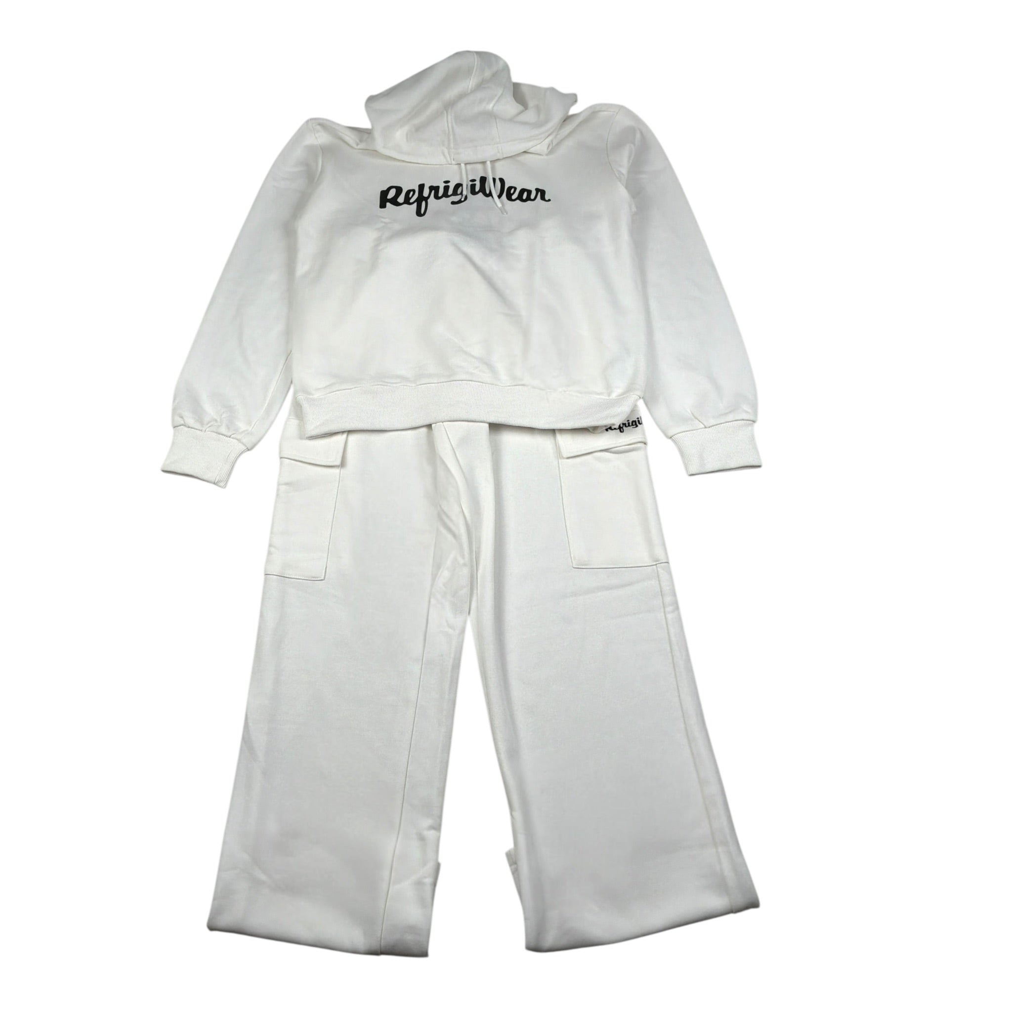 Refrigiwear Completo 2 Pezzi Felpa-Pantalone tinta unita Bianco per Bambina RG1481W25X BIANCO REFRIGIWEAR 