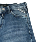 Replay Jeans tinta unita Modello Palazzo Blu per Bambina SG9449 BLU REPLAY 