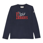 Roy Roger'S Shirt tinta unita con Stampa Blu per Bambino RF104X BLU ROY ROGER'S 