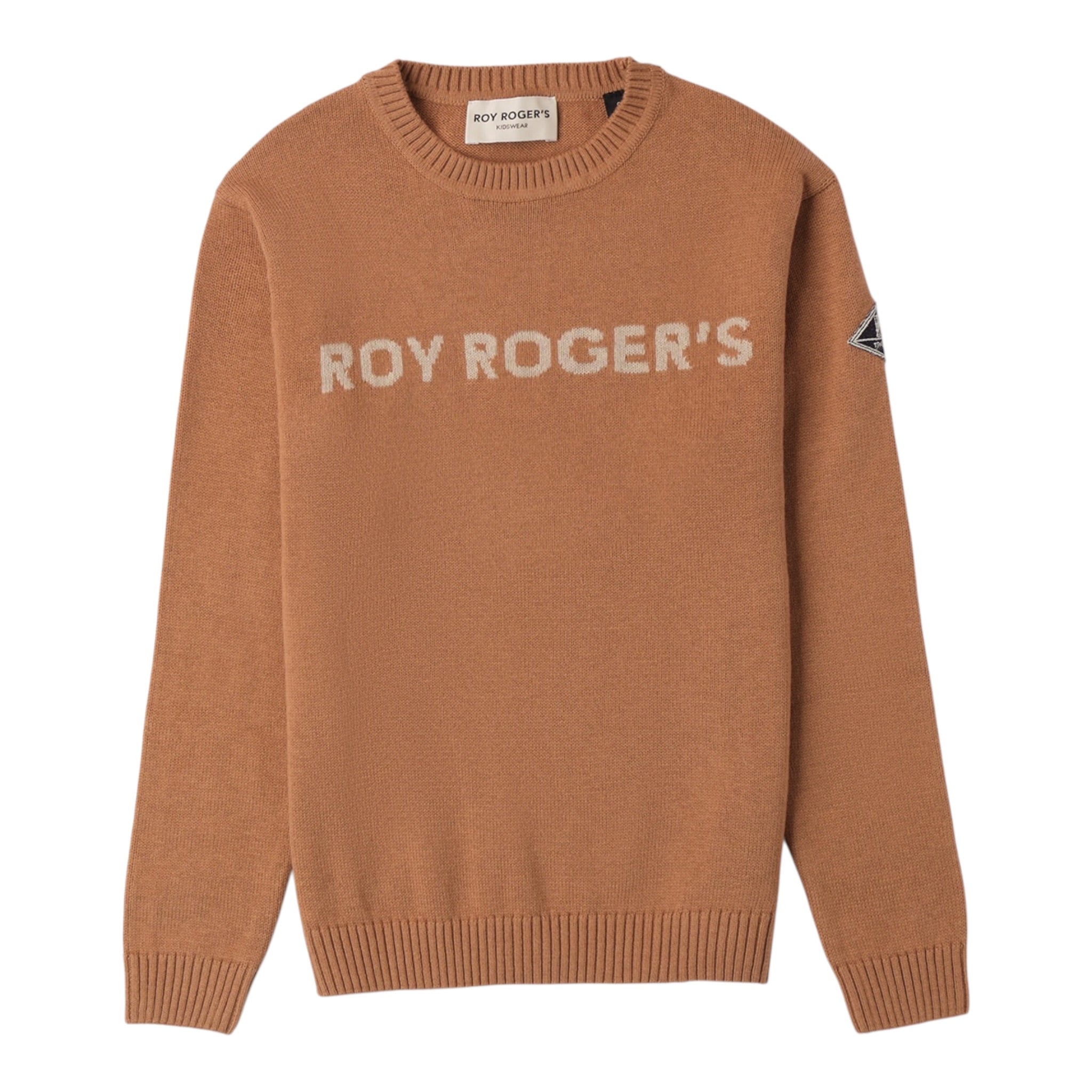 Roy Roger'S Maglia tinta unita Girocollo Cammello per Bambino RF107X CAMMELLO ROY ROGER'S 