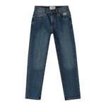 Roy Roger'S Jeans tinta unita con Girovita Regolabile Blu per Bambino RF118 BLU ROY ROGER'S 