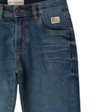Roy Roger'S Jeans tinta unita con Girovita Regolabile Blu per Bambino RF118 BLU ROY ROGER'S 