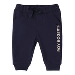 Roy Roger'S Pantalone Modello Tuta tinta unita con Stampa Blu per Neonato RF188 BLU ROY ROGER'S 