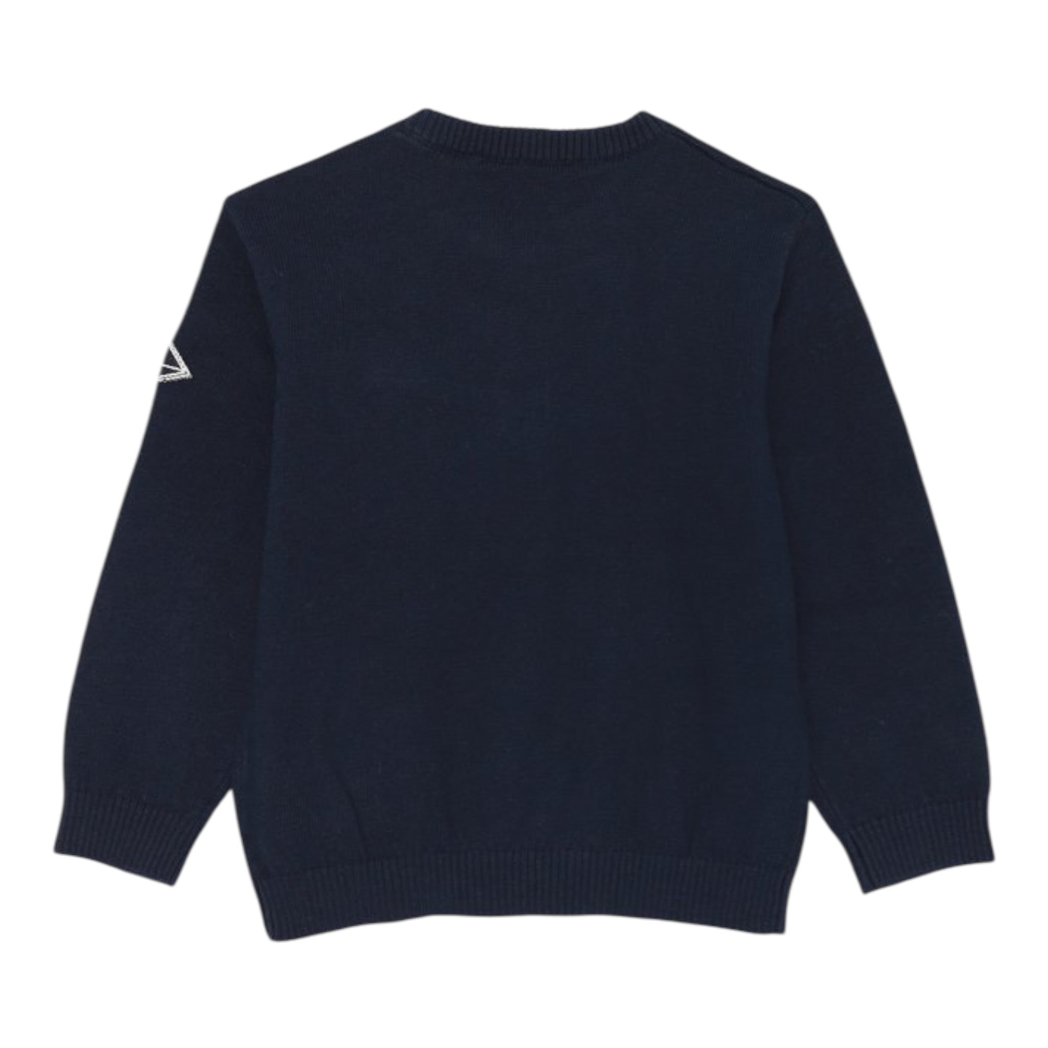 Roy Roger'S Maglia Girocollo tinta unita con Logo Blu per Neonato RF190X BLU ROY ROGER'S 