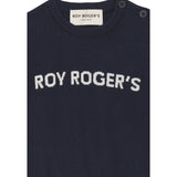 Roy Roger'S Maglia Girocollo tinta unita con Logo Blu per Neonato RF190X BLU ROY ROGER'S 