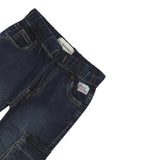 Roy Roger'S Jeans tinta unita con Elastico In Vita Blu per Neonato RF191 BLU ROY ROGER'S 
