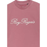 Roy Roger'S Felpa Chiusa Girocollo tinta unita con Logo Rosa per Neonata RF195 ROSA ROY ROGER'S 