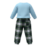 Saint Barth Completo 2Pz Pigiama Shirt-Pantalone Azzurro per Neonato 01185G AZZURRO SAINT BARTH 