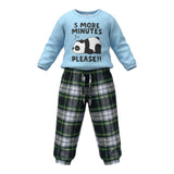 Saint Barth Completo 2Pz Pigiama Shirt-Pantalone Azzurro per Neonato 01185G AZZURRO SAINT BARTH 