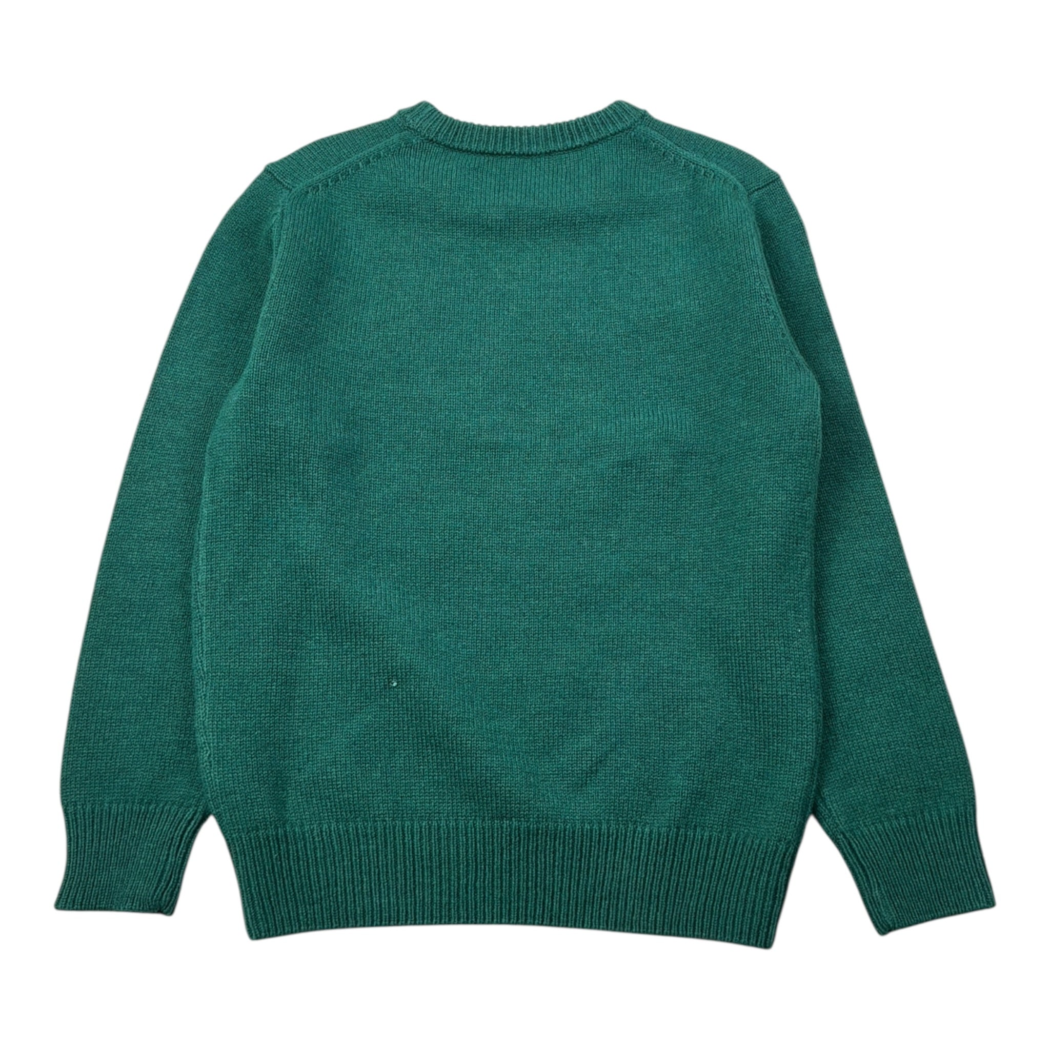 Saint Barth Maglia tinta unita con Stampa Verde per Bambino AIRLINE VERDE SAINT BARTH 