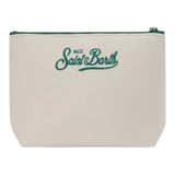 Saint Barth Borsello tinta unita con Stampa Panna per Bambino ALI000222 PANNA SAINT BARTH 