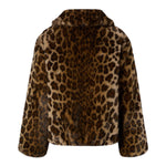 Saint Barth Pelliccia Stampa Fantasia Maculata Marrone per Bambina AVL003 MARRONE SAINT BARTH 