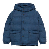 Saint Barth Giubbino tinta unita con Cappuccio Blu per Bambino BAX006J BLU SAINT BARTH 