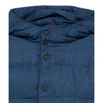 Saint Barth Giubbino tinta unita con Cappuccio Blu per Bambino BAX006J BLU SAINT BARTH 