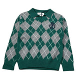 Saint Barth Maglia Bicolore con Stampa Rombo Grigio per Bambino BELMONT GRIGIO SAINT BARTH 