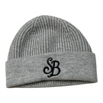 Saint Barth Cappello tinta unita con Stampa Grigio per Bambina BENJIEE GRIGIO SAINT BARTH 