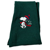 Saint Barth Sciarpa tinta unita con Snoopy Verde per Bambino BERG VERDE SAINT BARTH 