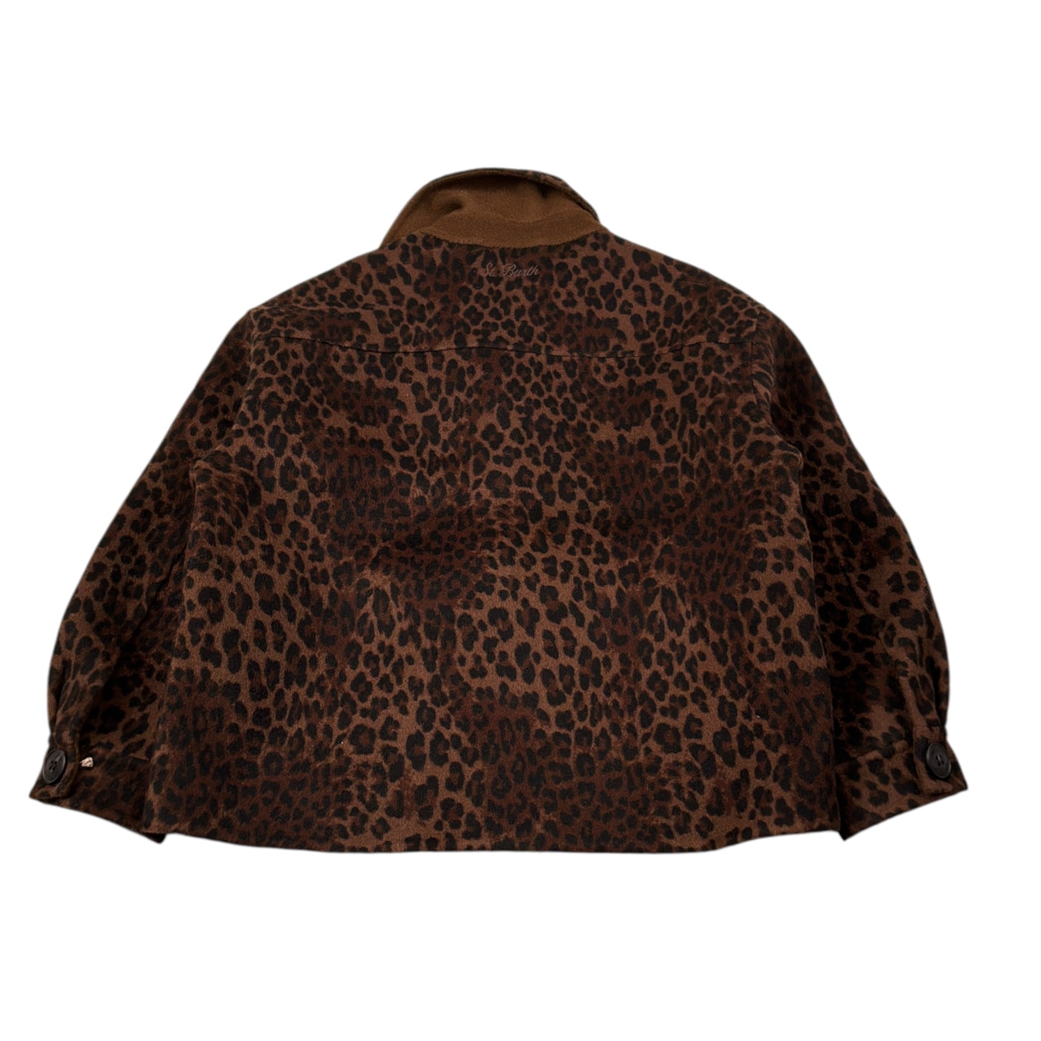 Saint Barth Cappotto Corto tinta unita Fantasia Maculata Marrone per Bambina BONNIBELL MARRONE SAINT BARTH 