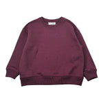 Saint Barth Felpa Girocollo tinta unita con Brillantini Bordeaux per Bambina BRIONYSB44 BORDEAUX SAINT BARTH 