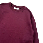 Saint Barth Felpa Girocollo tinta unita con Brillantini Bordeaux per Bambina BRIONYSB44 BORDEAUX SAINT BARTH 