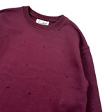 Saint Barth Felpa Girocollo tinta unita con Brillantini Bordeaux per Bambina BRIONYSB44 BORDEAUX SAINT BARTH 