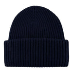 Saint Barth Cappello tinta unita con Ricamo Blu per Neonato BRR0001ON BLU SAINT BARTH 