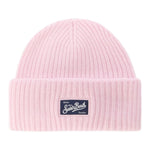 Saint Barth Cappello tinta unita con Ricamo Rosa per Bambina BRR0001 ROSA SAINT BARTH 