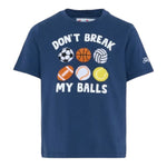 Saint Barth T-Shirt Girocollo tinta unita con Logo Blu per Neonato CAM00010087 BLU SAINT BARTH 