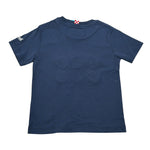 Saint Barth T-Shirt Girocollo tinta unita con Logo Blu per Neonato CAM00010087 BLU SAINT BARTH 