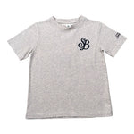 Saint Barth T-Shirt Girocollo tinta unita con Stampa Grigio per Bambino CAMERON GRIGIO SAINT BARTH 