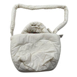 Saint Barth Borsa tinta unita con Logo Panna per Bambina COL0021 BPANNA SAINT BARTH 