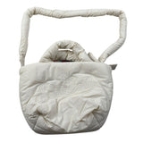 Saint Barth Borsa tinta unita con Logo Panna per Bambina COL0021 BPANNA SAINT BARTH 