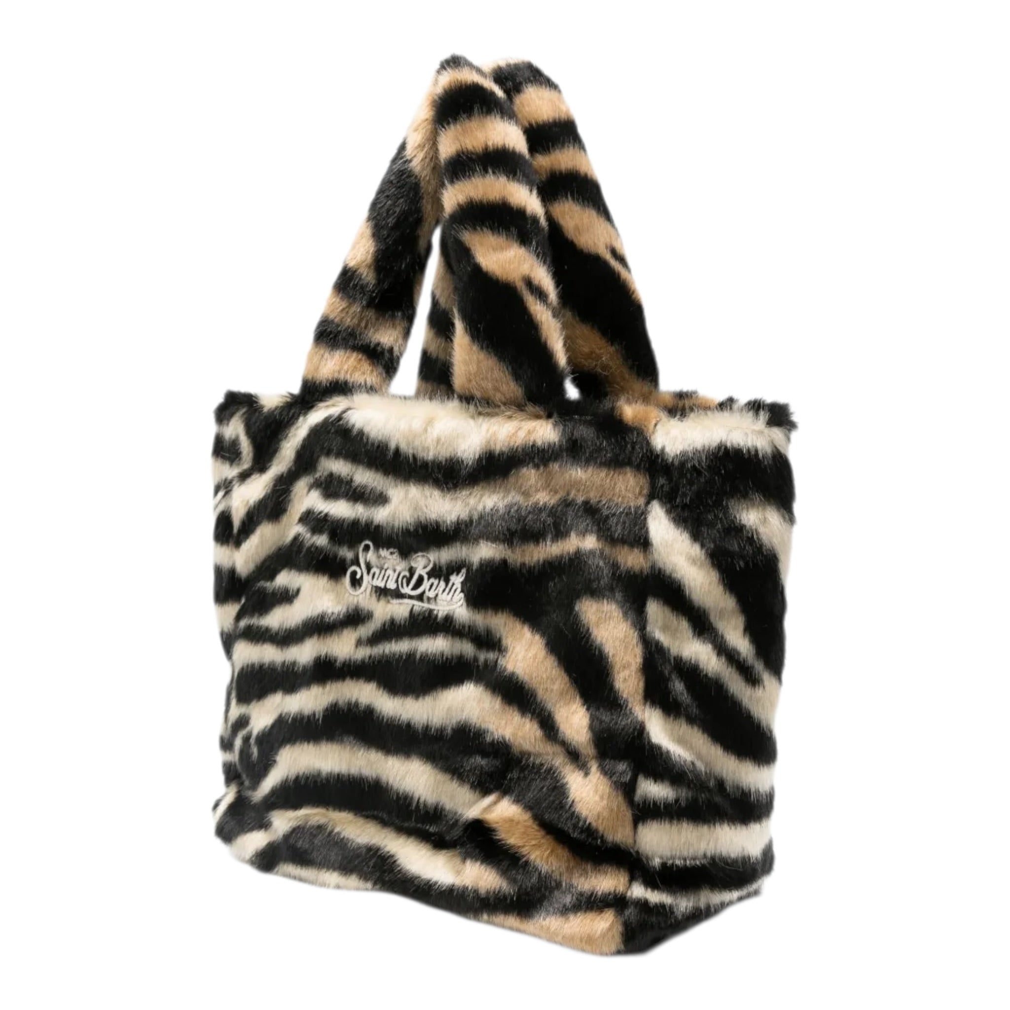 Saint Barth Borsa Fantasia Tigrata Beige per Bambina COL0033 BEIGE SAINT BARTH 