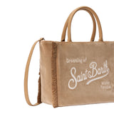 Saint Barth Borsa tinta unita con Ricami Beige per Bambina COL0038 BEIGE SAINT BARTH 
