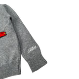 Saint Barth Maglia tinta unita Girocollo con Stampa Grigio per Bambino CRESCOVELOCE GRIGIO SAINT BARTH 