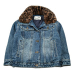 Saint Barth Giubbino In Denim tinta unita Blu per Bambina DLS0002 BLU SAINT BARTH 